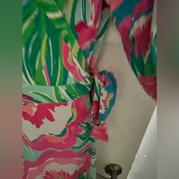 Lovely Lilly Pulitzer Wrap Around Dress - Picture 3 of 6